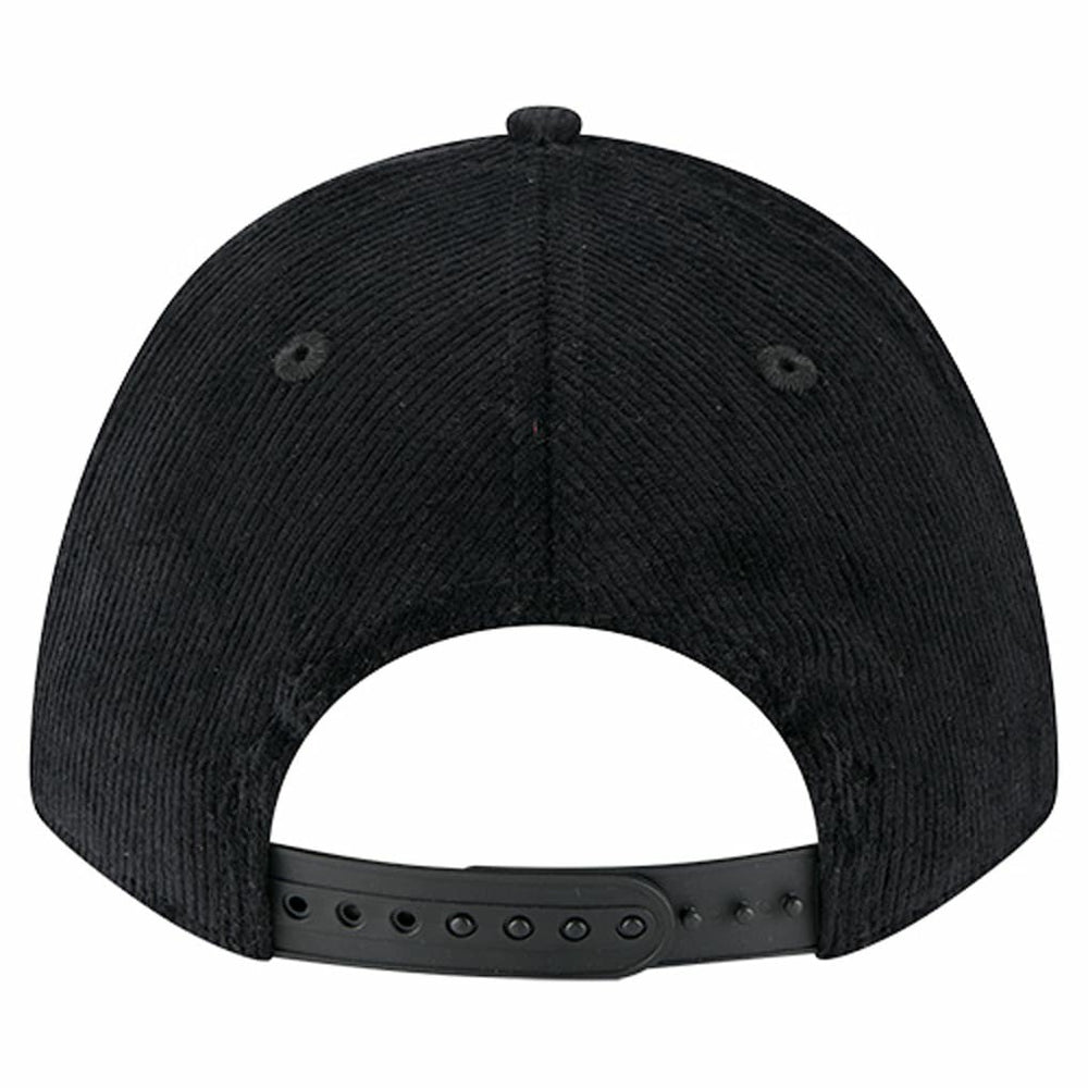 Las Vegas Raiders New Era Cord Corduroy 9FORTY A-Frame Adjustable Hat - Black - NFL