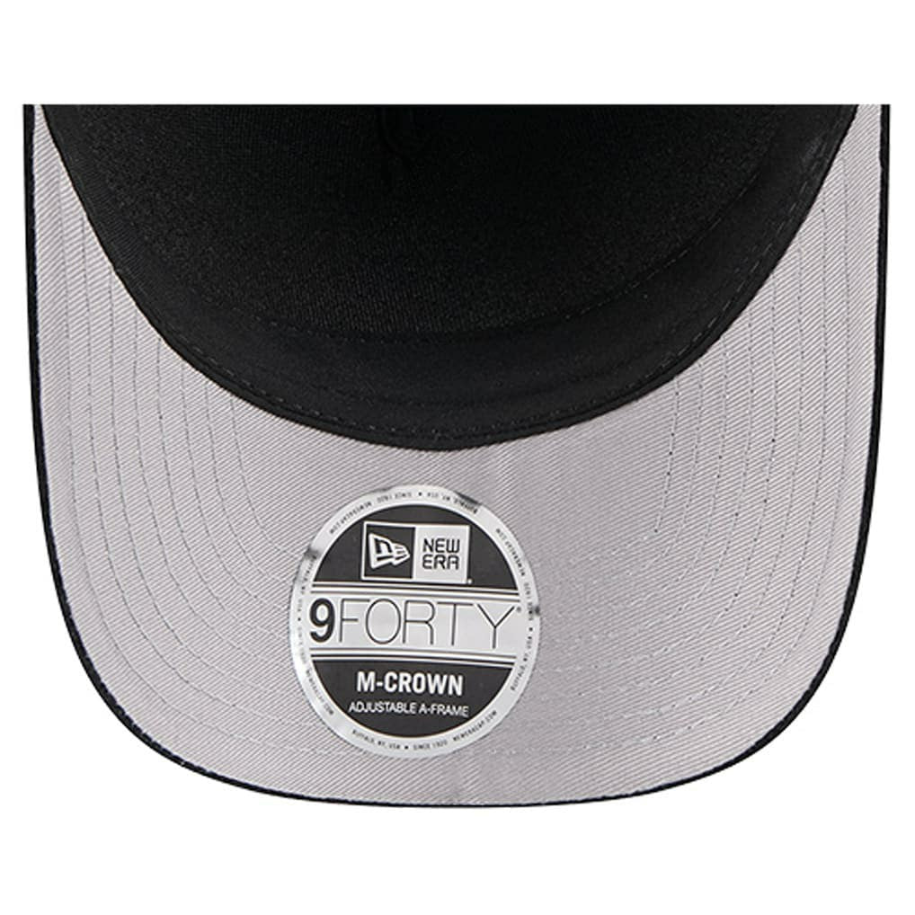 Las Vegas Raiders New Era Cord Corduroy 9FORTY A-Frame Adjustable Hat - Black - NFL