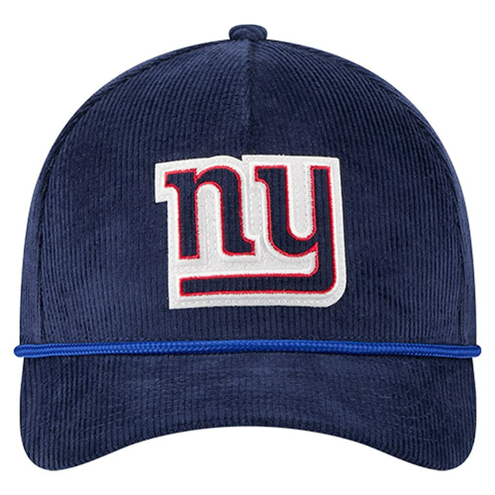 New York Giants New Era Cord Corduroy 9FORTY A-Frame Adjustable Hat - Royal - NFL