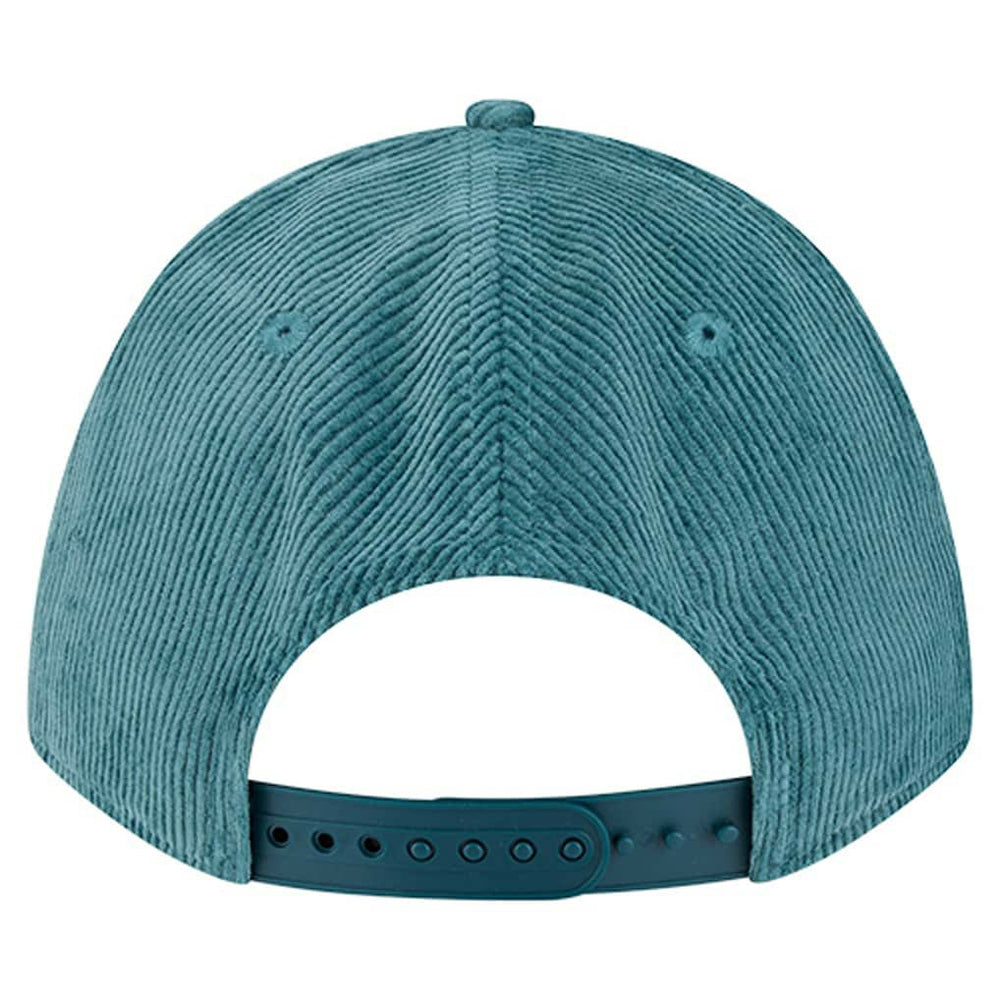 Philadelphia Eagles New Era Cord Corduroy 9FORTY A-Frame Adjustable Hat - Midnight Green - NFL