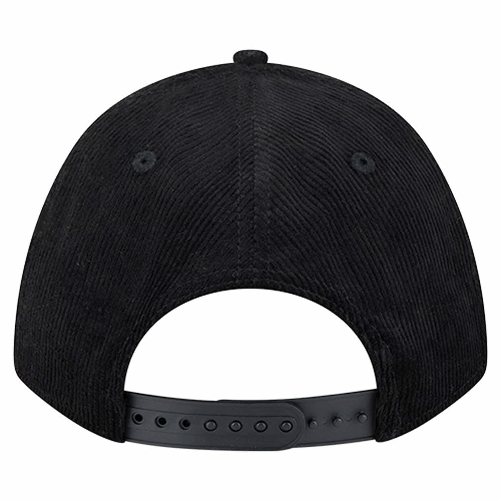 Pittsburgh Steelers New Era Cord Corduroy 9FORTY A-Frame Adjustable Hat - Black - NFL
