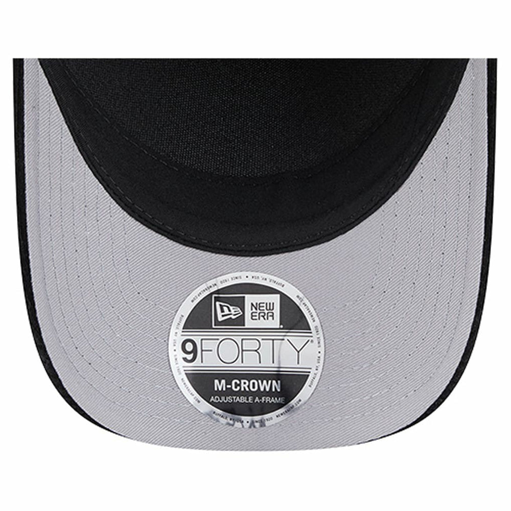 Pittsburgh Steelers New Era Cord Corduroy 9FORTY A-Frame Adjustable Hat - Black - NFL