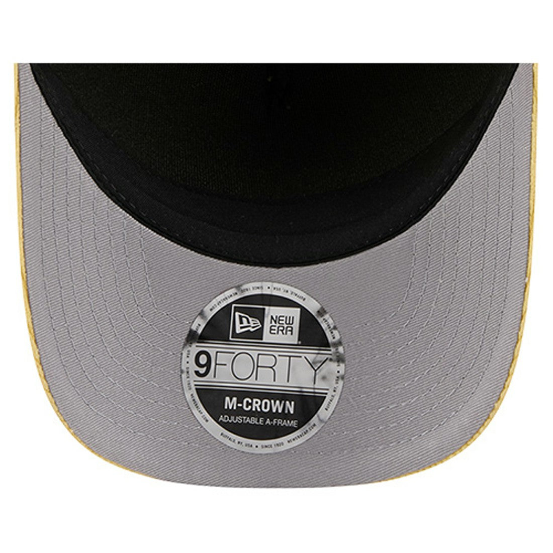Green Bay Packers New Era Cord Corduroy 9FORTY A-Frame Adjustable Hat - Gold - NFL