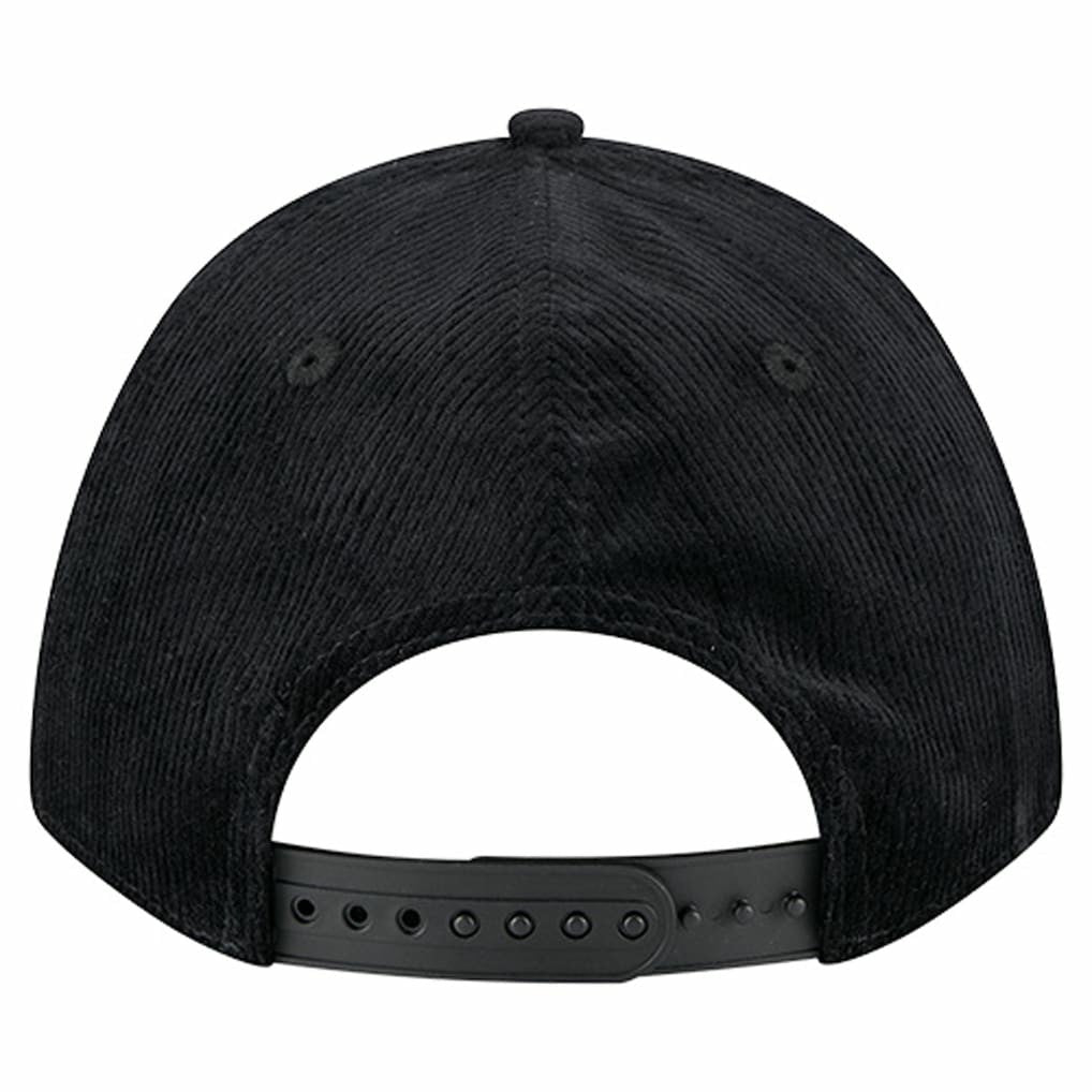 Baltimore Ravens New Era Cord Corduroy 9FORTY A-Frame Adjustable Hat - Black - NFL