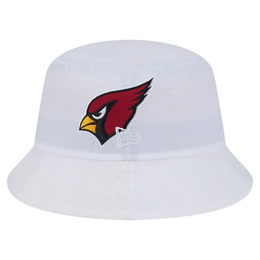 Arizona Cardinals New Era Helmet Bucket Hat - White - NFL