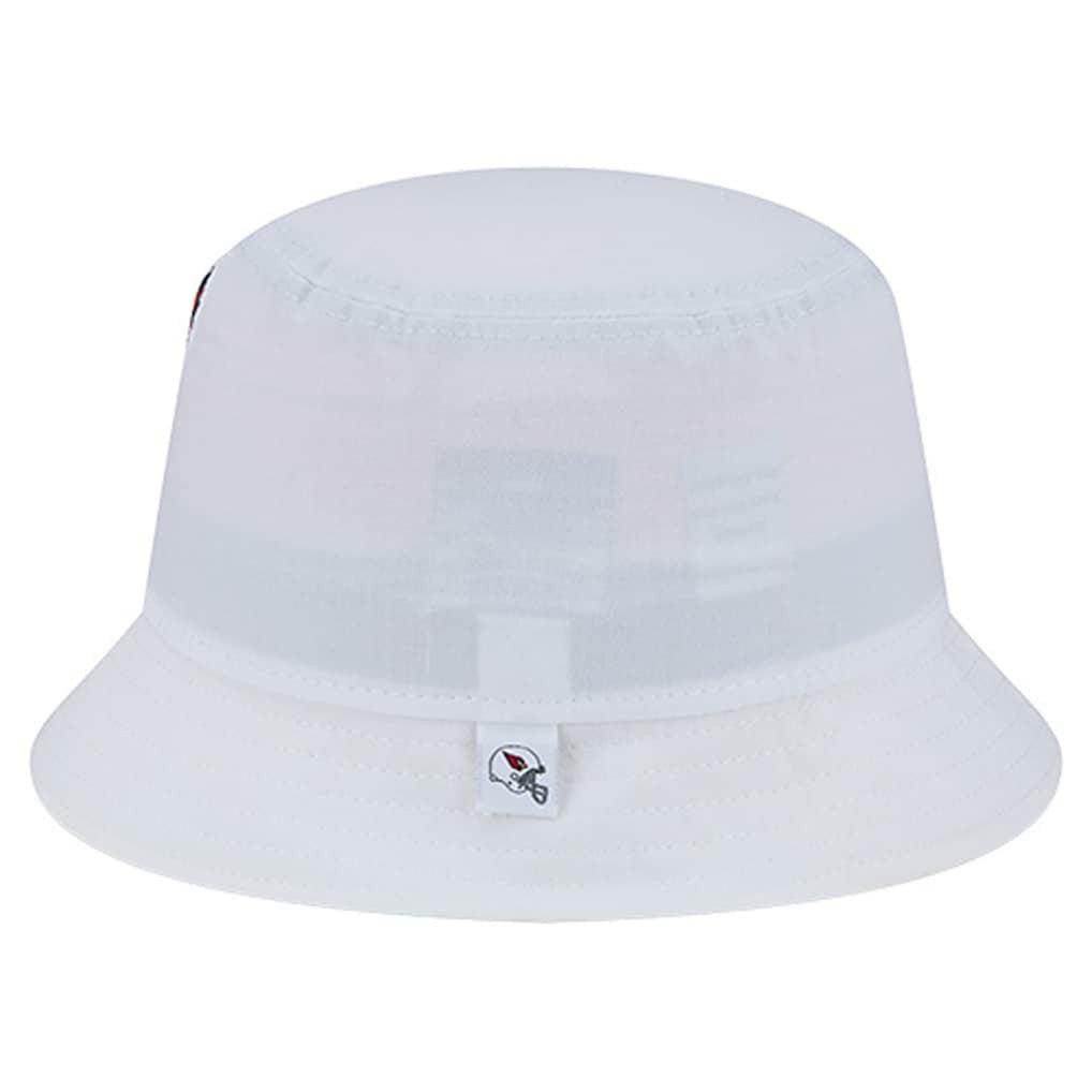 Arizona Cardinals New Era Helmet Bucket Hat - White - NFL