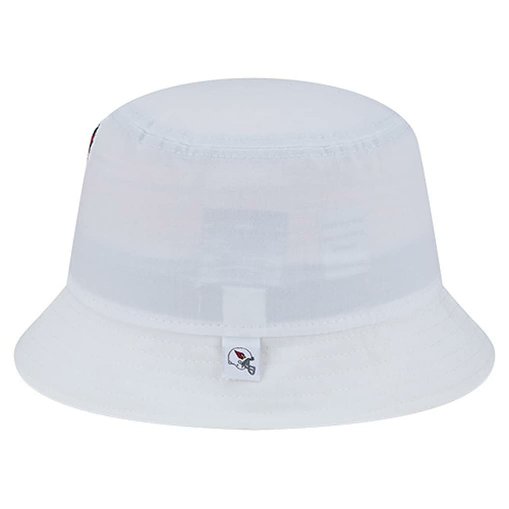 Arizona Cardinals New Era Helmet Bucket Hat - White - NFL