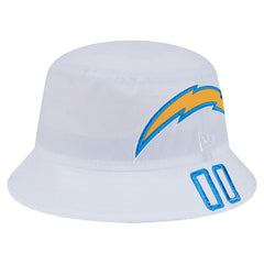 Los Angeles Chargers New Era Helmet Bucket Hat - White - NFL