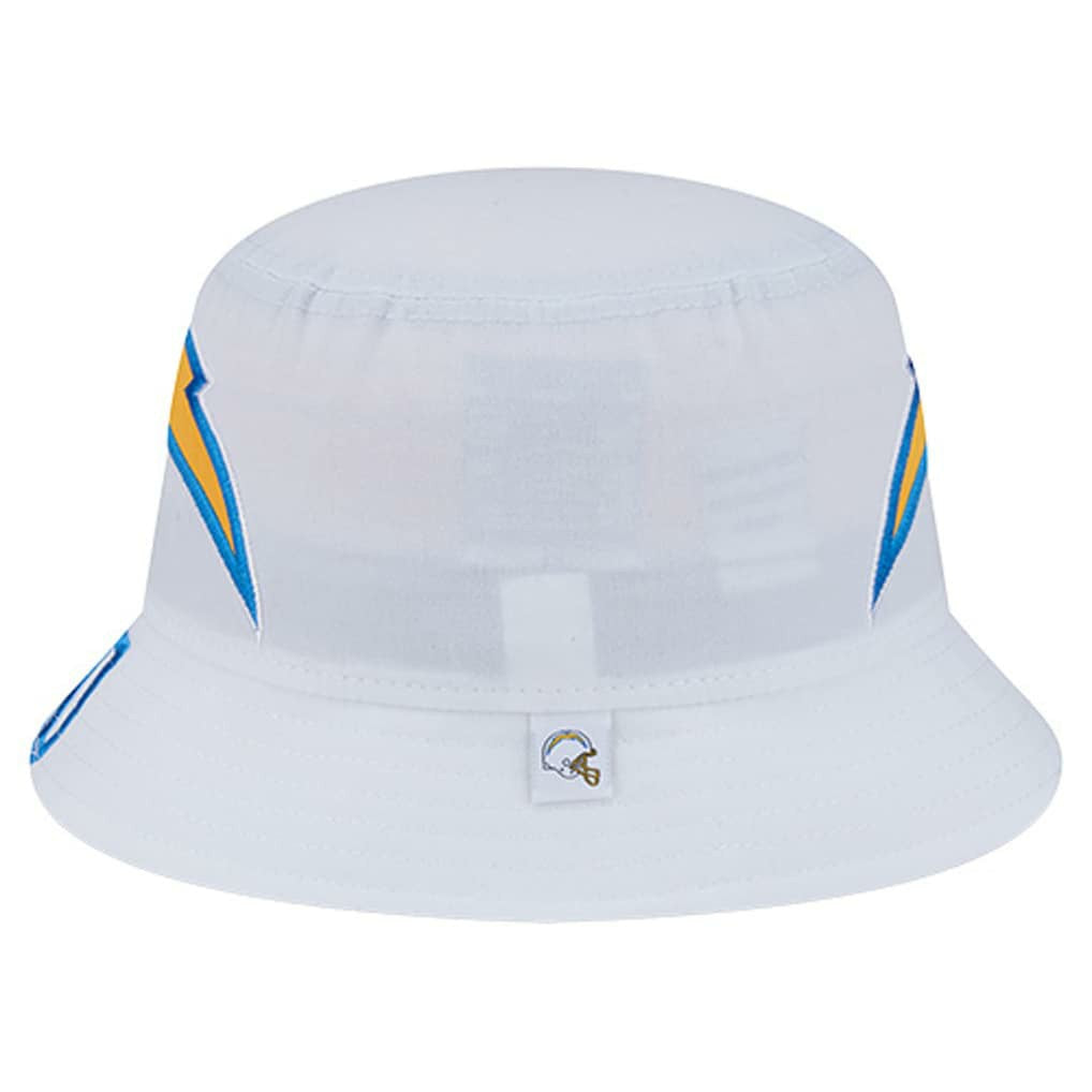 Los Angeles Chargers New Era Helmet Bucket Hat - White - NFL