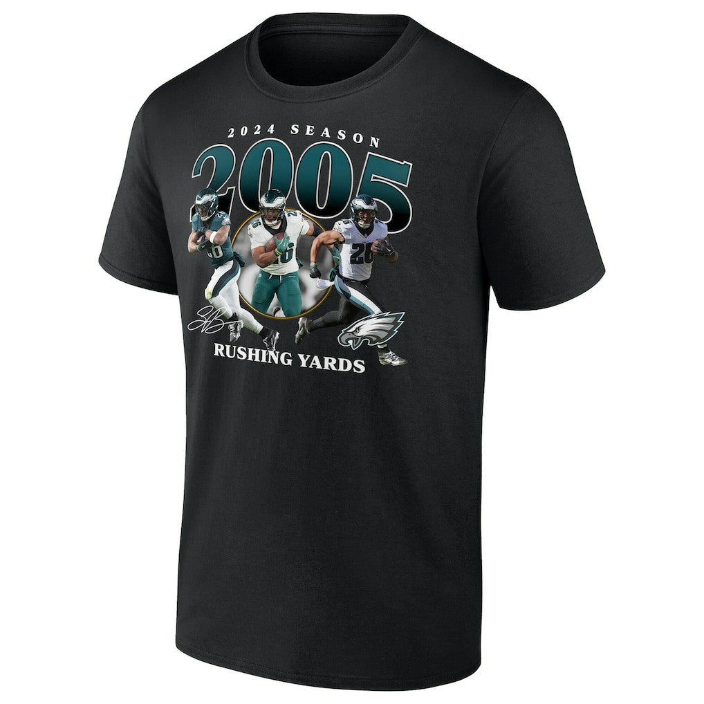 Saquon Barkley Philadelphia Eagles 2000 Yards T-Shirt - Black - NFL