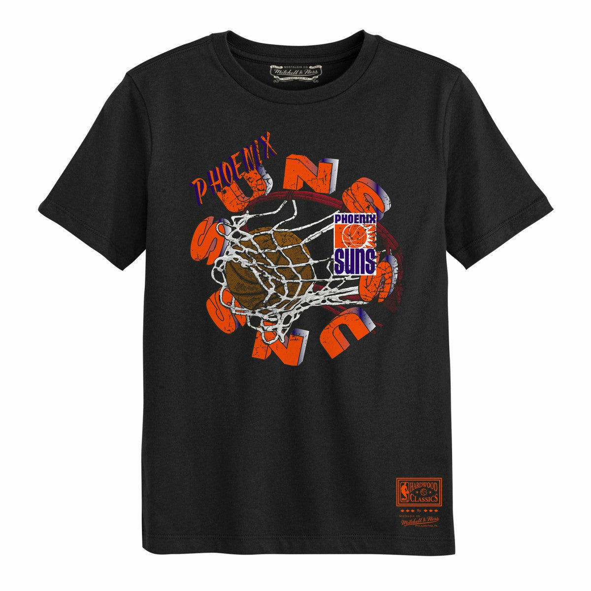Mitchell & Ness Phoenix Suns Preschool In The Net T-Shirt Black