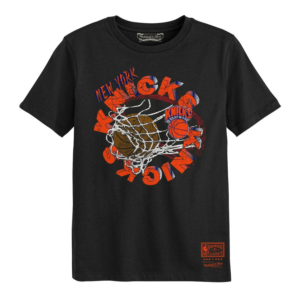 Mitchell & Ness New York Knicks Preschool In The Net T-Shirt Black
