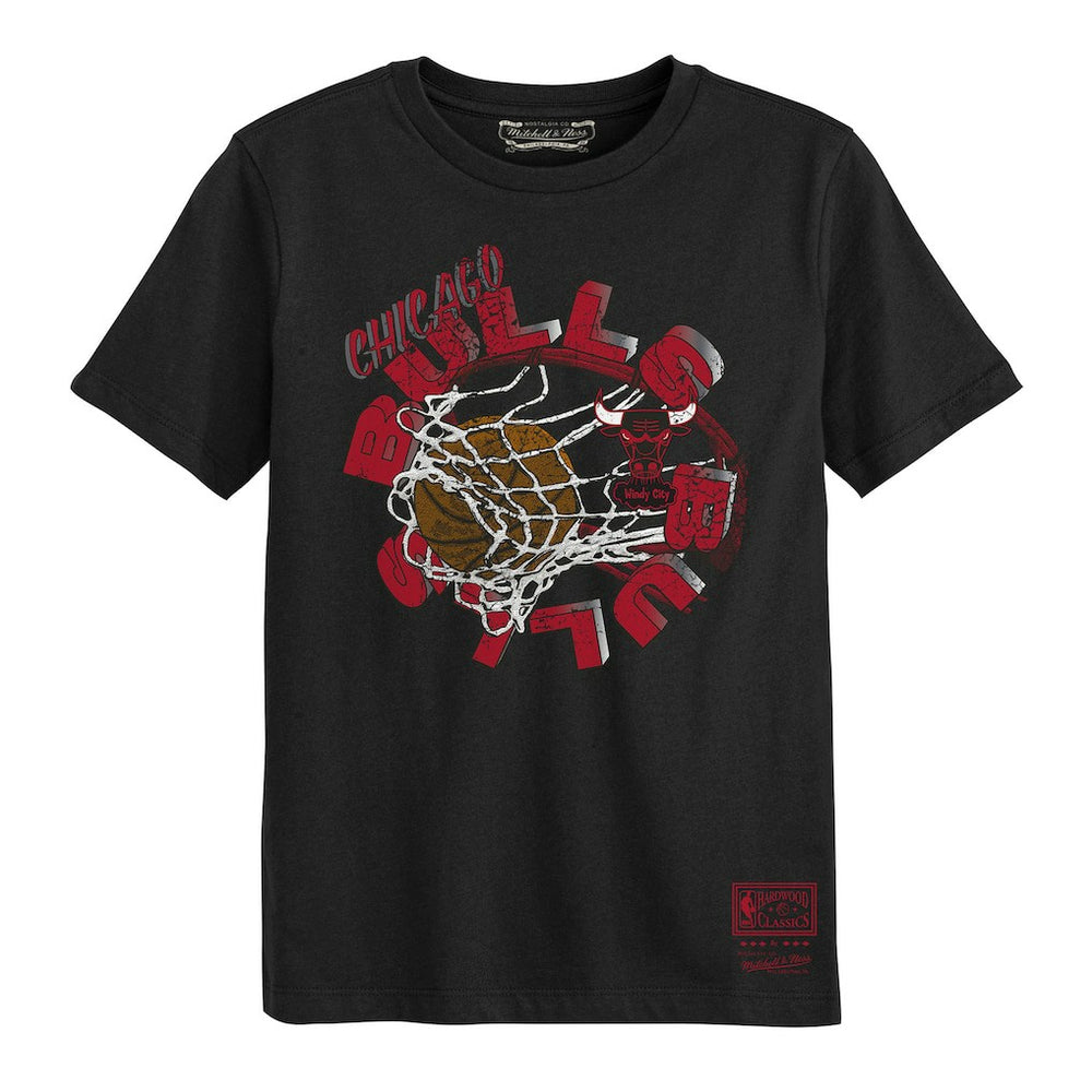 Mitchell & Ness Chicago Bulls Preschool In The Net T-Shirt Black