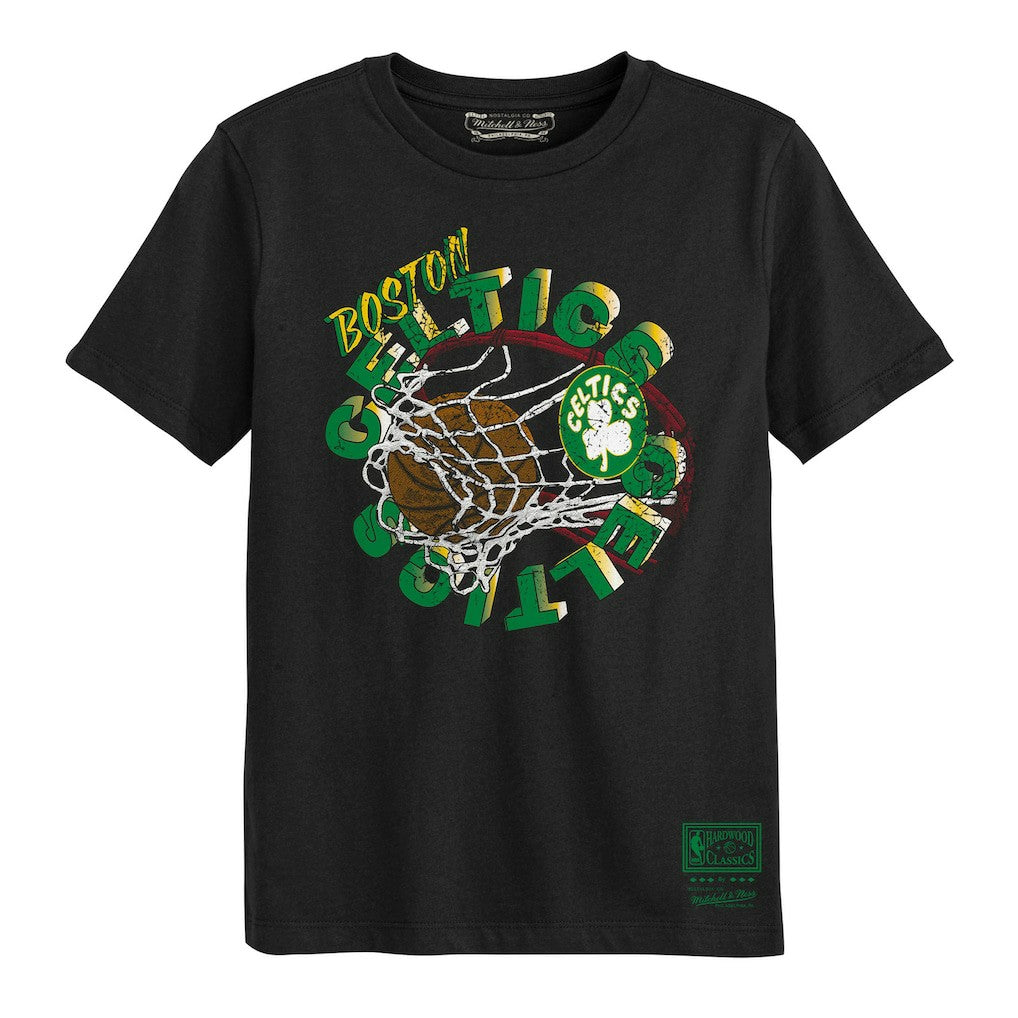 Mitchell & Ness Boston Celtics Preschool In The Net T-Shirt Black