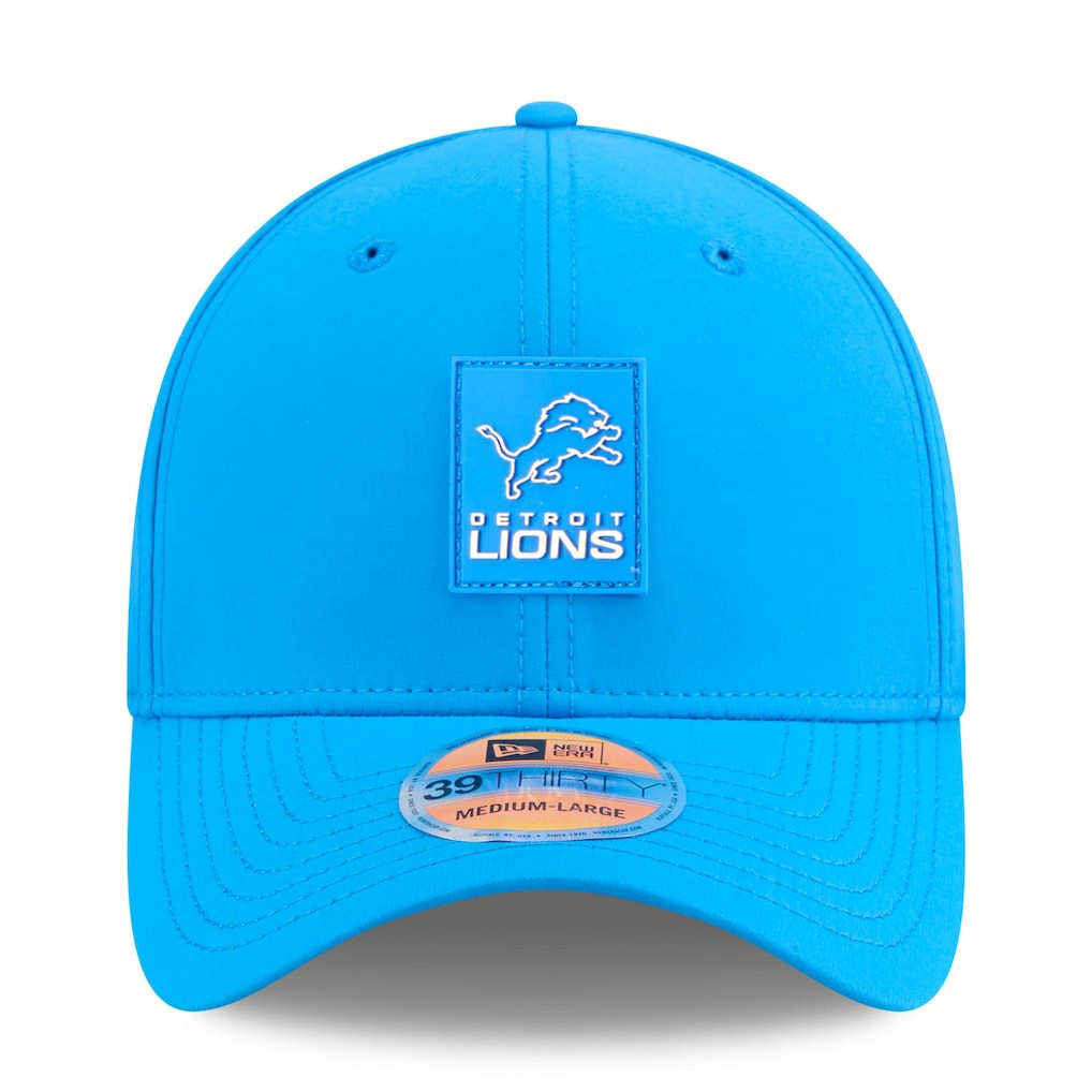 Detroit Lions New Era 2025 Sideline 39THIRTY Flex Hat - Blue - NFL