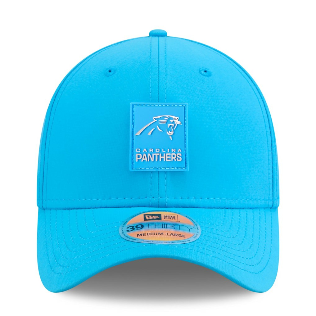Carolina Panthers New Era 2025 Sideline 39THIRTY Flex Hat - Blue - NFL