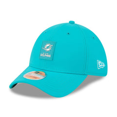 Miami Dolphins New Era 2025 Sideline 39THIRTY Flex Hat - Aqua - NFL