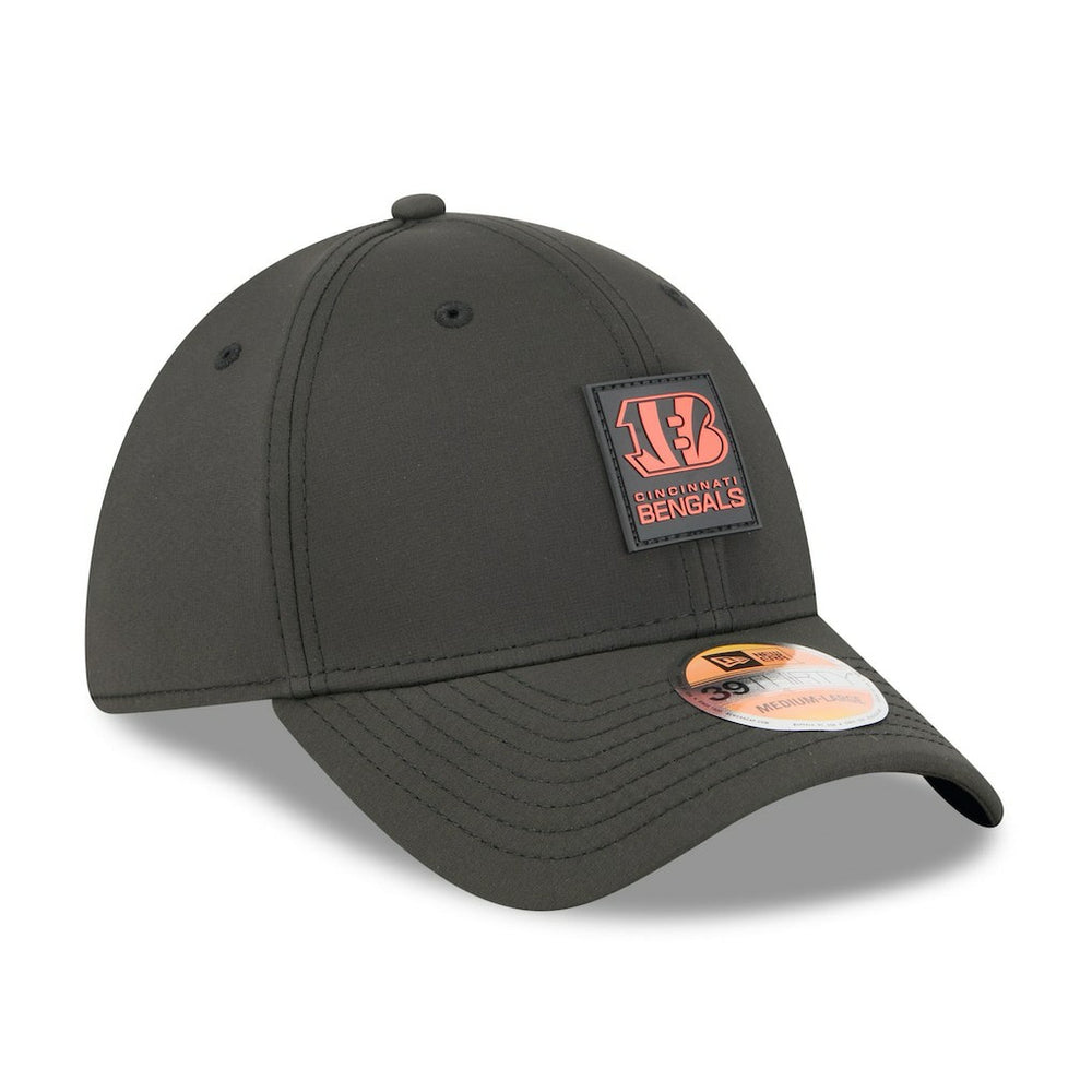Cincinnati Bengals New Era 2025 Sideline 39THIRTY Flex Hat - Black - NFL