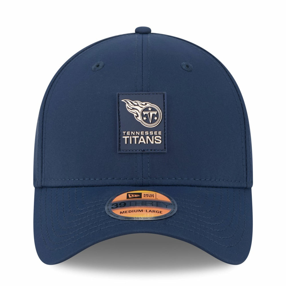 Tennessee Titans New Era 2025 Sideline 39THIRTY Flex Hat - Navy - NFL