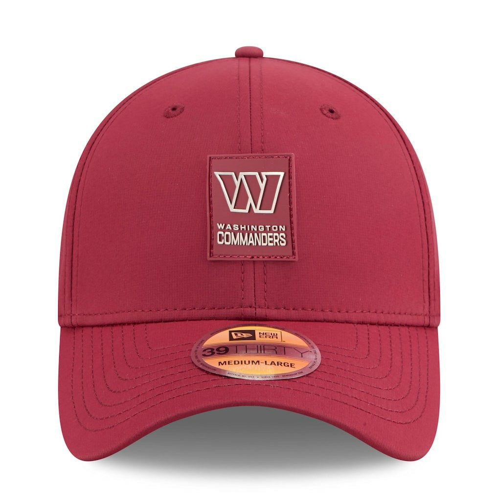 Washington Commanders New Era 2025 Sideline 39THIRTY Flex Hat - Burgundy - NFL