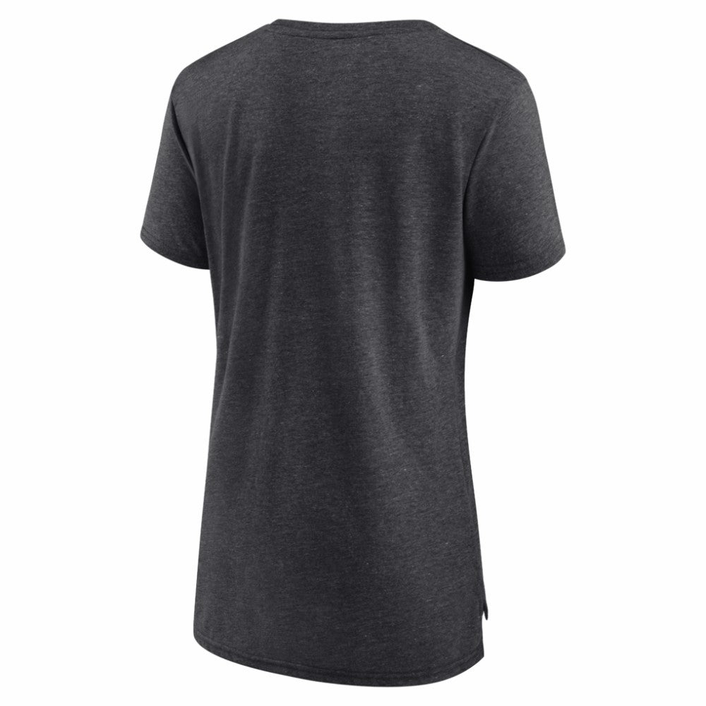 Anaheim Ducks Women's Reign Supreme Tri-Blend T-Shirt - Gray | NHL online