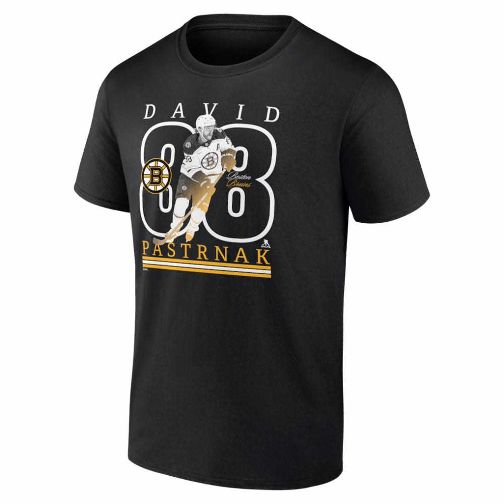 David Pastrnak Boston Bruins Player Show T-Shirt - Black | NHL online
