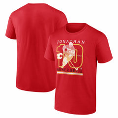 Jonathan Huberdeau Calgary Flames Player Show T-Shirt - Red | NHL discount