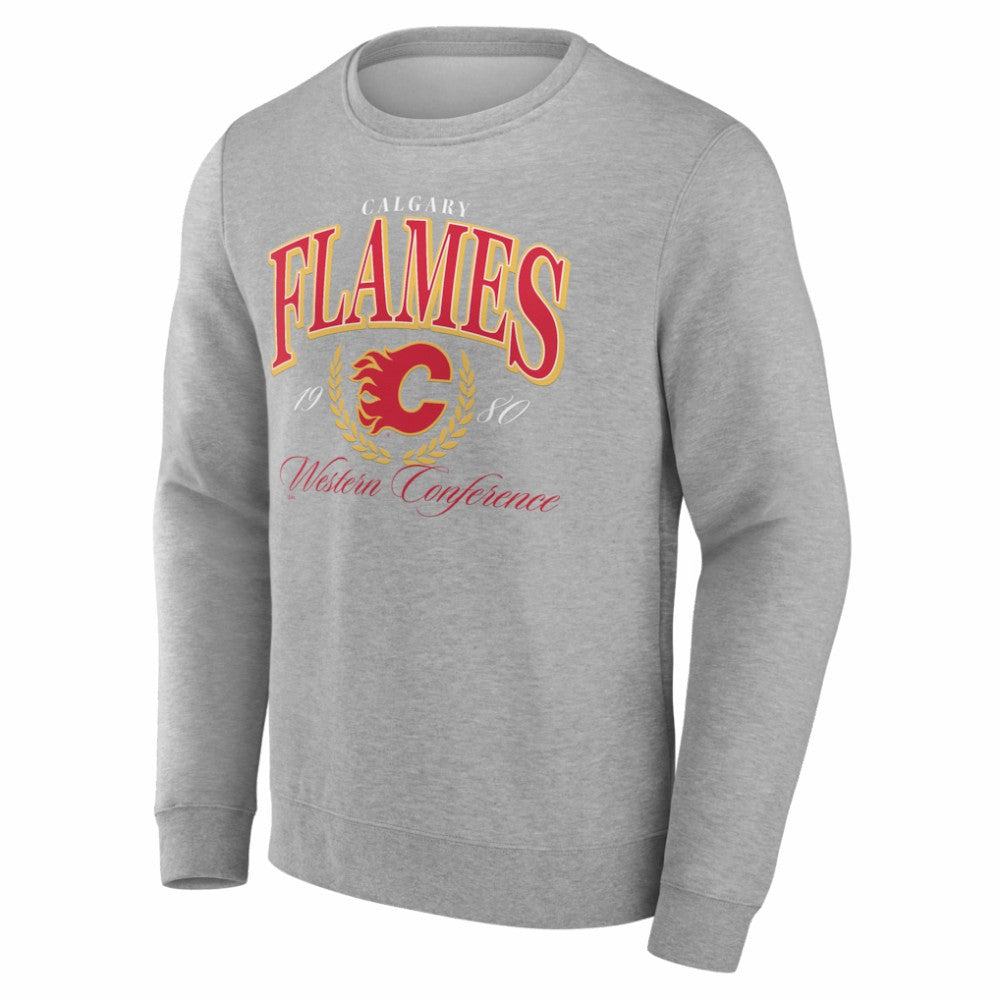Calgary Flames Reign Supreme Pullover Sweatshirt - Gray | NHL near me