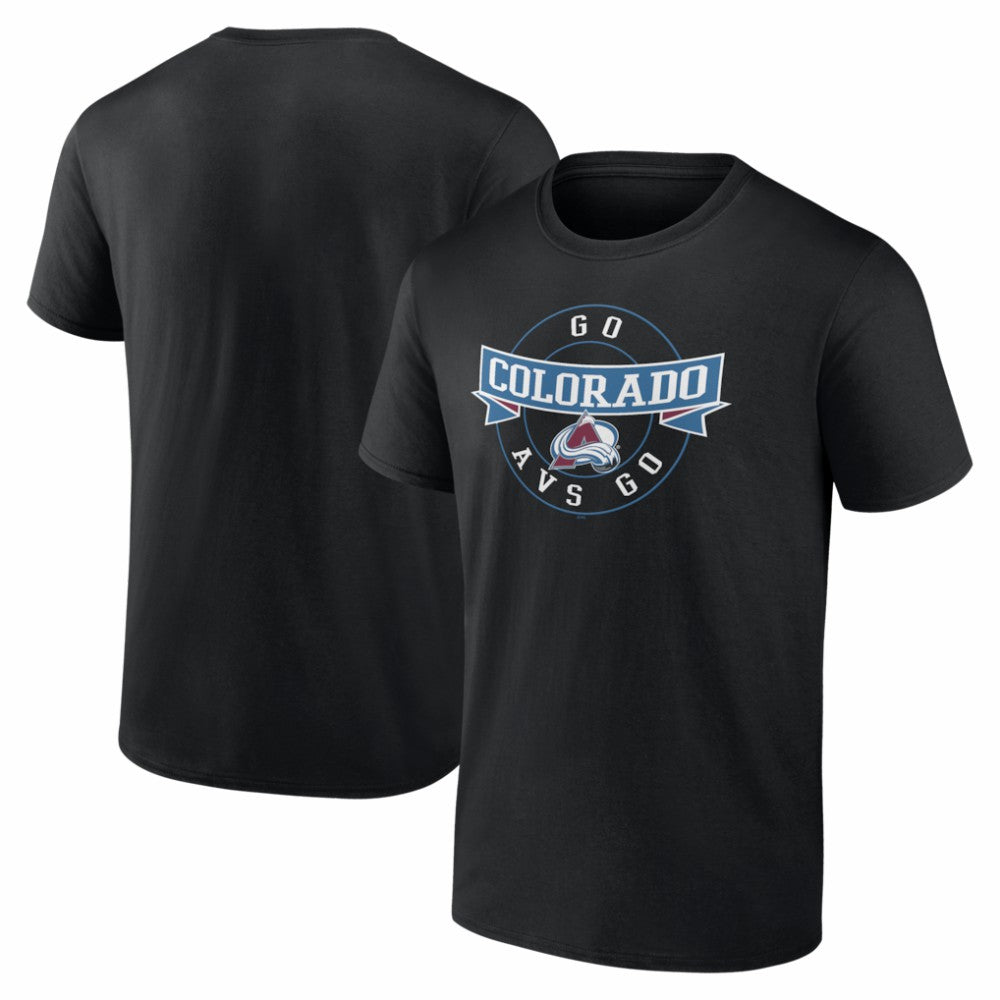 Colorado Avalanche Honor Circle T-Shirt - Black | NHL Clearance