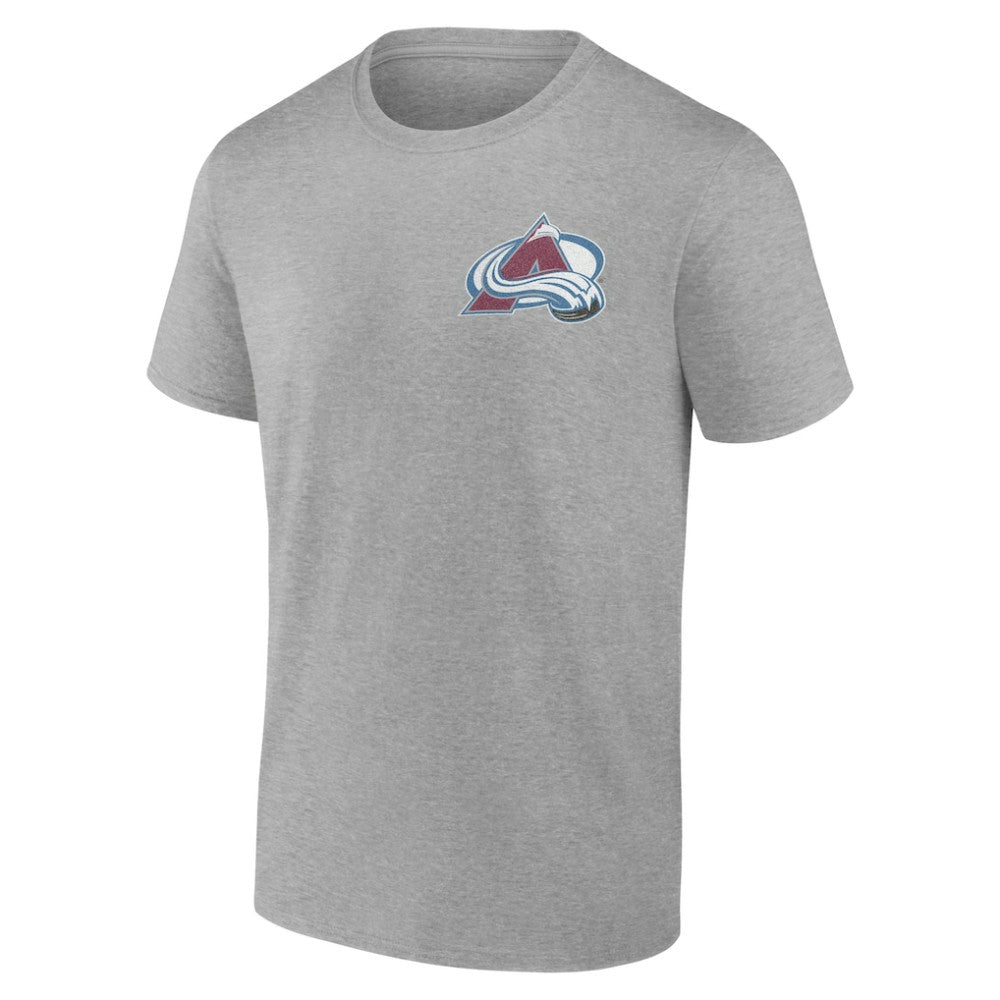 Colorado Avalanche Glory Skates T-Shirt - Heather Gray | NHL Clearance