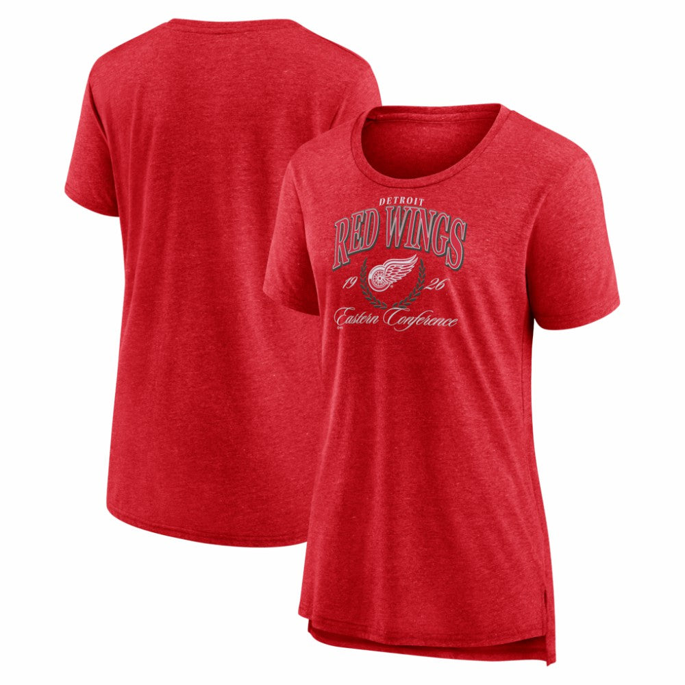 Detroit Red Wings Women's Reign Supreme Tri-Blend T-Shirt - Red | NHL near me
