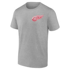 Detroit Red Wings Glory Skates T-Shirt - Heather Gray | NHL Lifestyle