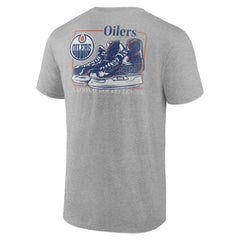 Edmonton Oilers Glory Skates T-Shirt - Heather Gray | NHL discount
