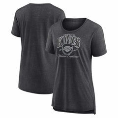 Los Angeles Kings Women's Reign Supreme Tri-Blend T-Shirt - Gray | NHL sale