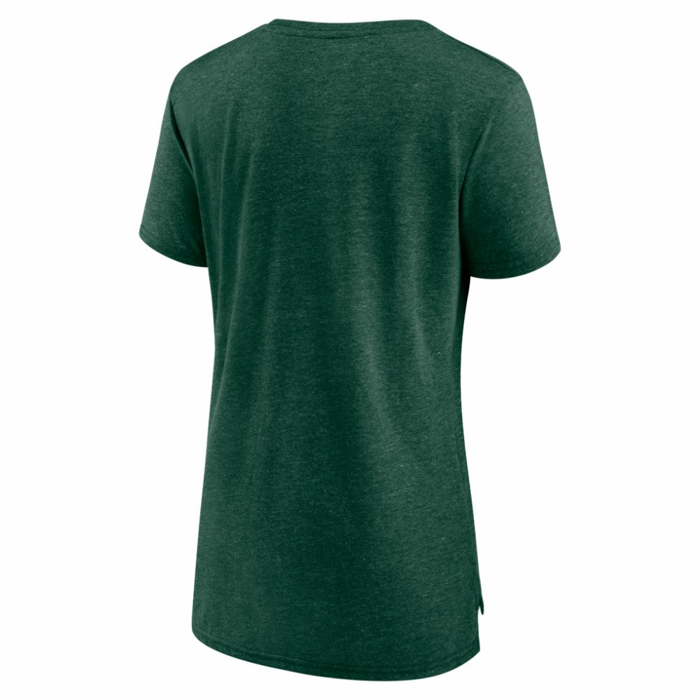 Minnesota Wild Women's Reign Supreme Tri-Blend T-Shirt - Green | NHL on sale