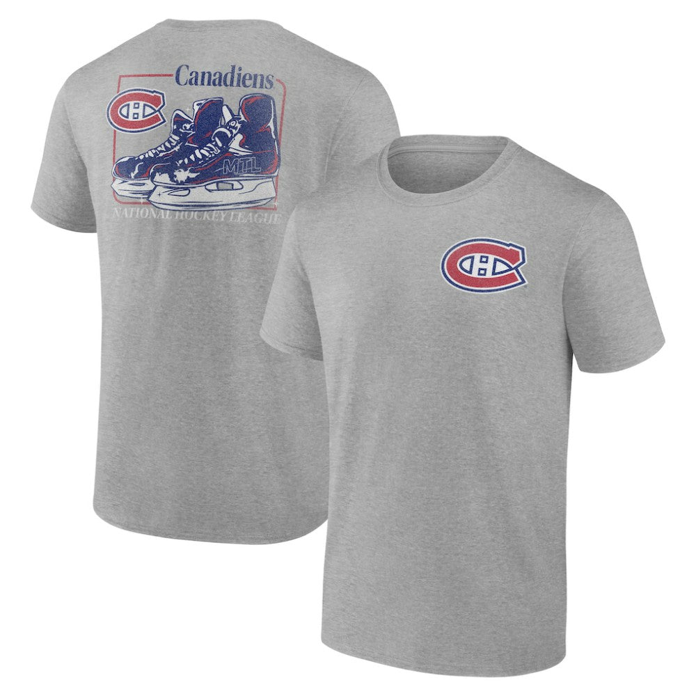 Montreal Canadiens Glory Skates T-Shirt - Heather Gray | NHL sale