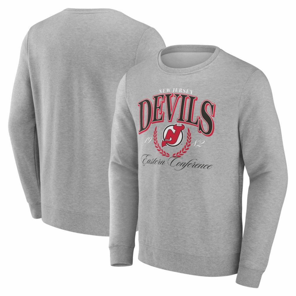 New Jersey Devils Reign Supreme Pullover Sweatshirt - Gray | NHL discount