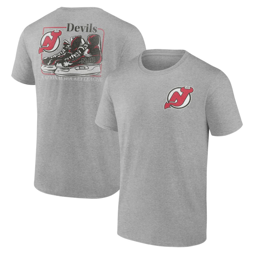 New Jersey Devils Glory Skates T-Shirt - Heather Gray | NHL near me
