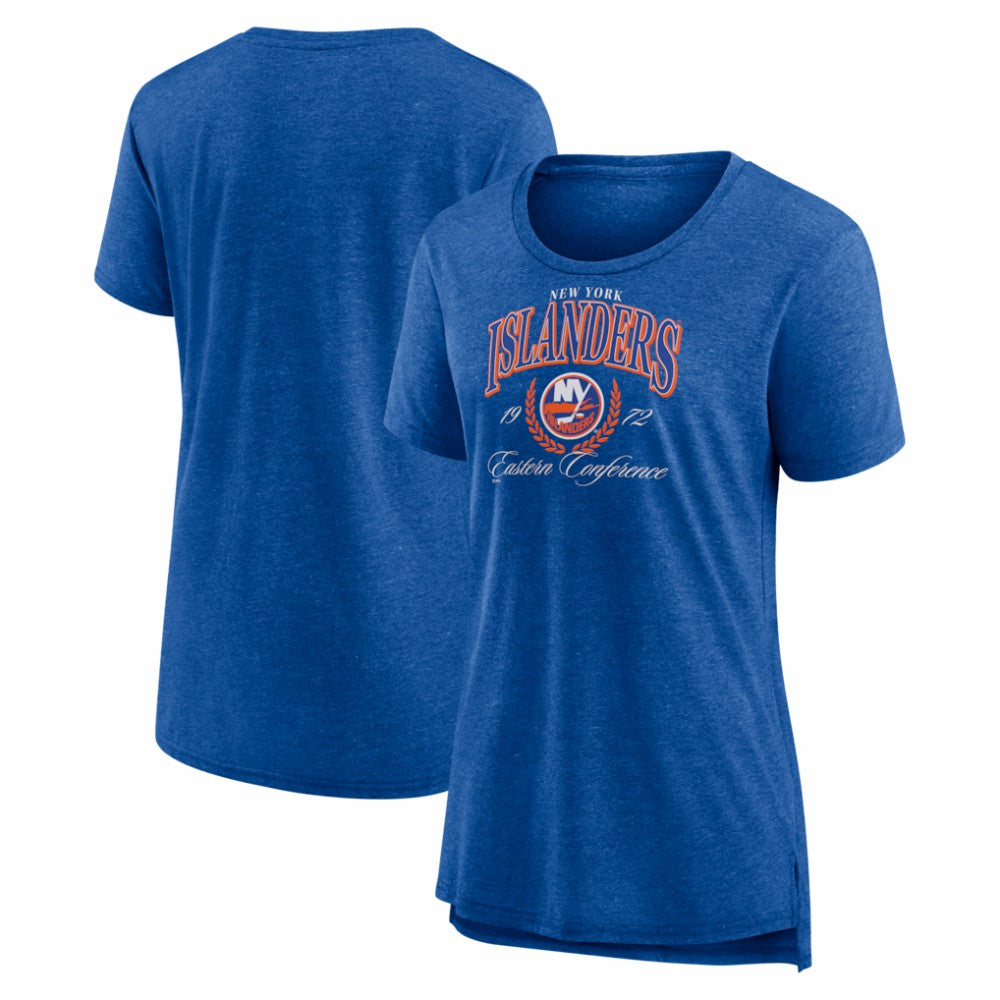 New York Islanders Women's Reign Supreme Tri-Blend T-Shirt - Royal | NHL sale