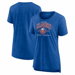 New York Islanders Women's Reign Supreme Tri-Blend T-Shirt - Royal | NHL sale