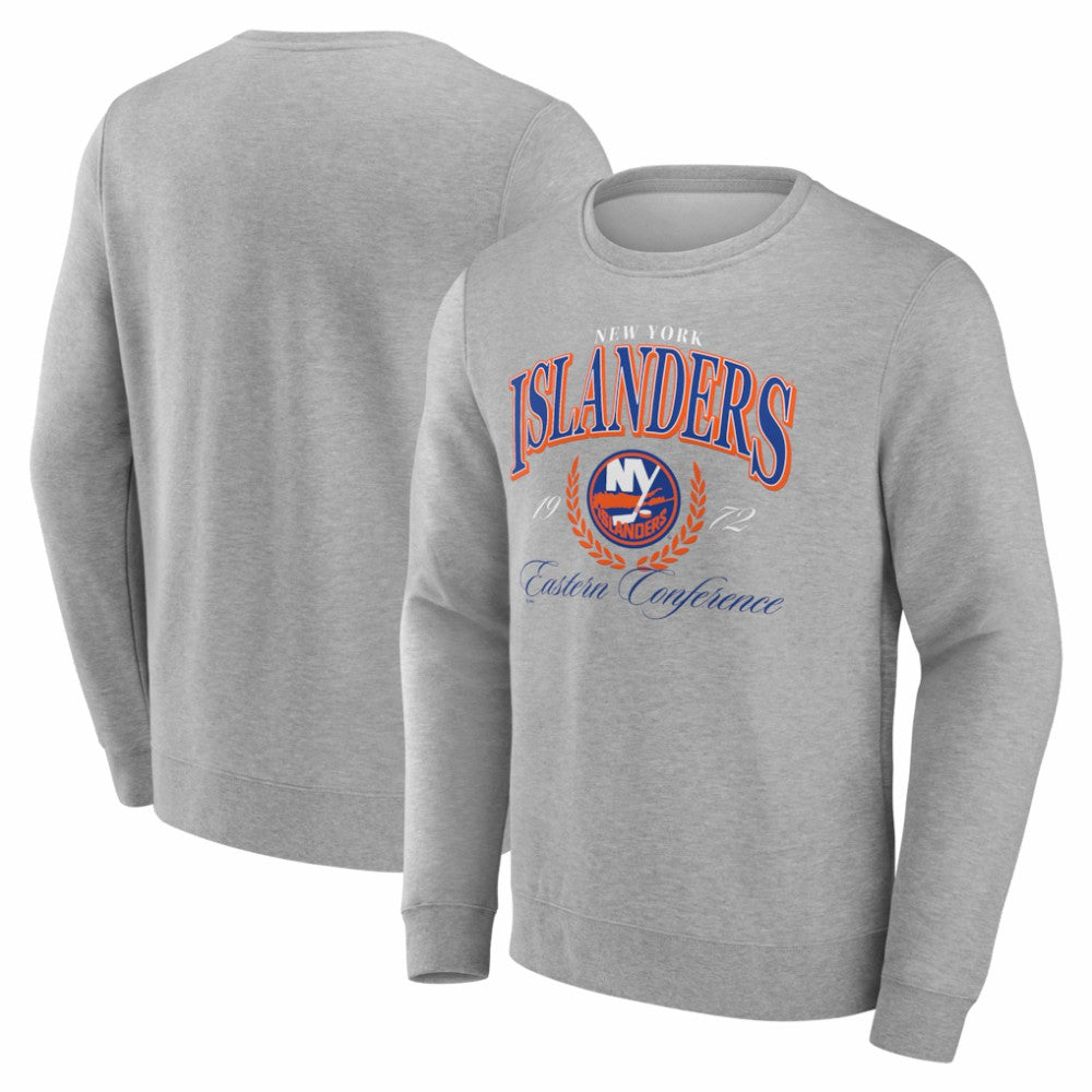 New York Islanders Reign Supreme Pullover Sweatshirt - Gray | NHL Clearance