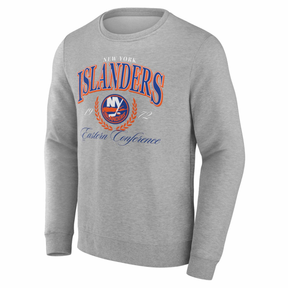 New York Islanders Reign Supreme Pullover Sweatshirt - Gray | NHL Clearance