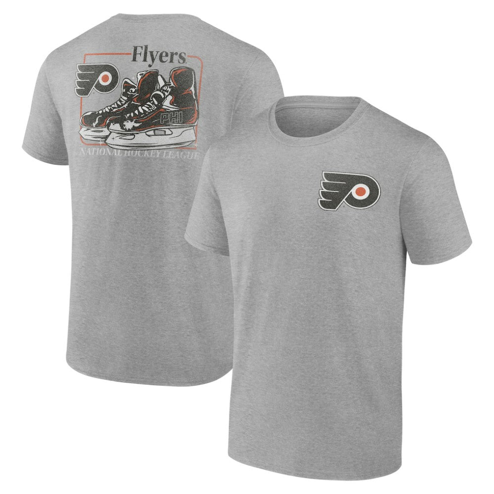 Philadelphia Flyers Glory Skates T-Shirt - Heather Gray | NHL Clearance