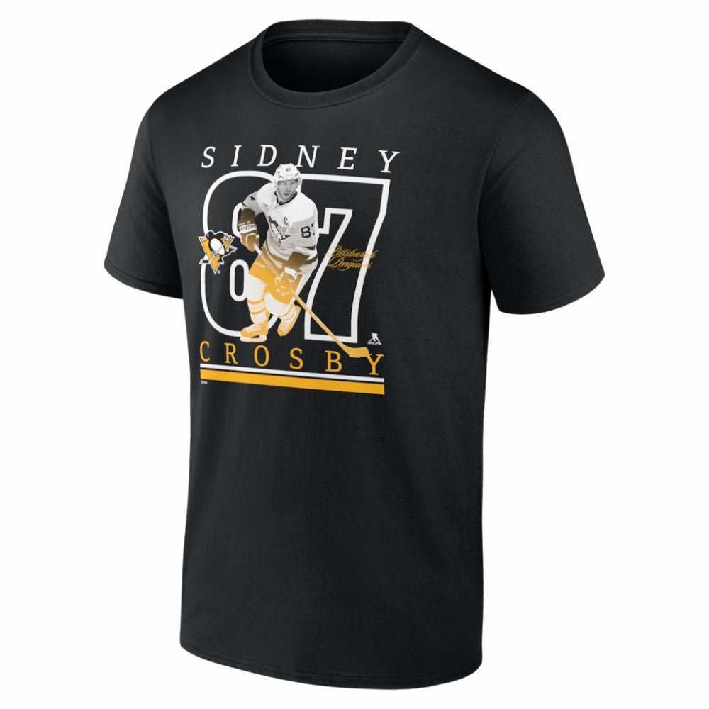 Sidney Crosby Pittsburgh Penguins Player Show T-Shirt - Black | NHL Clearance