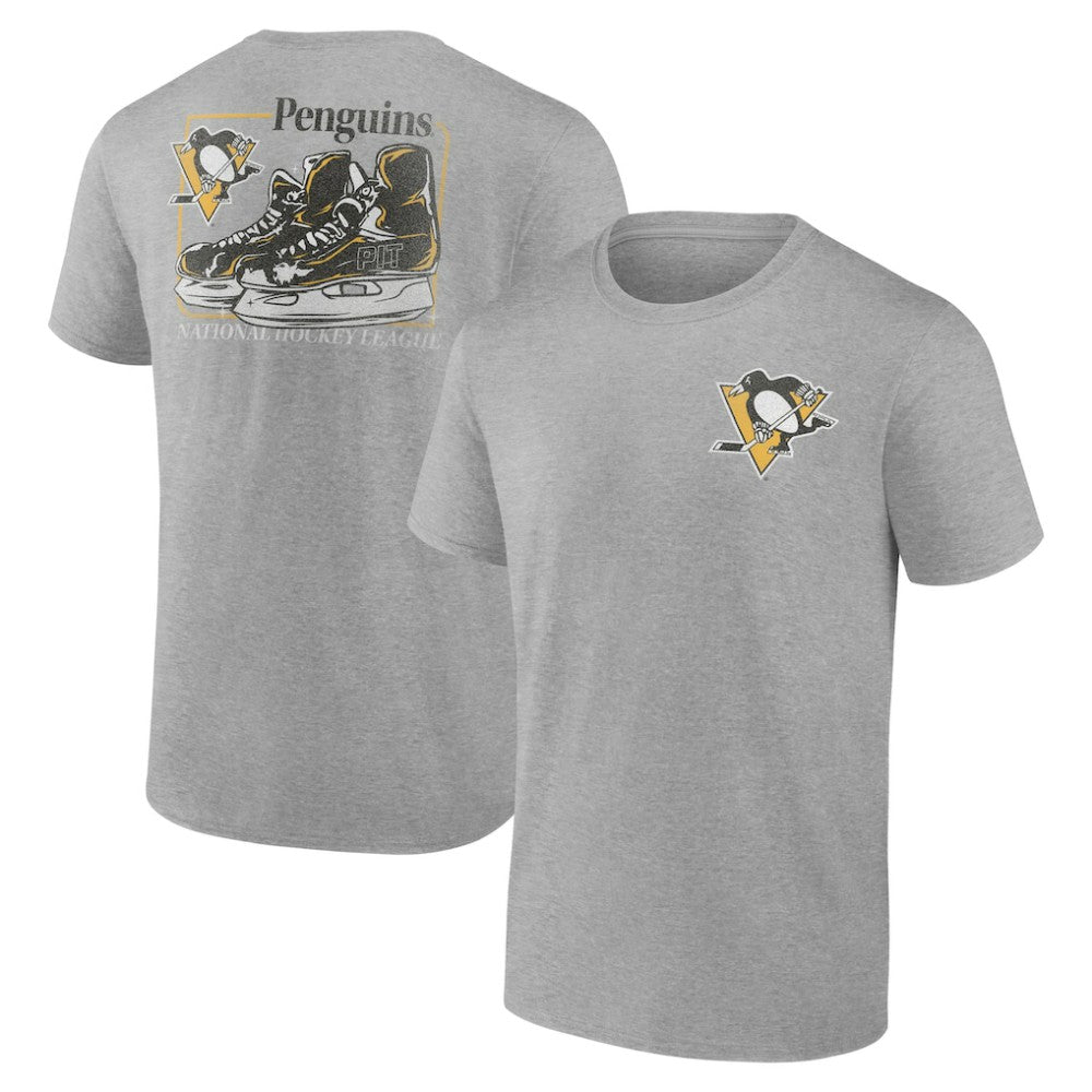 Pittsburgh Penguins Glory Skates T-Shirt - Heather Gray | NHL online