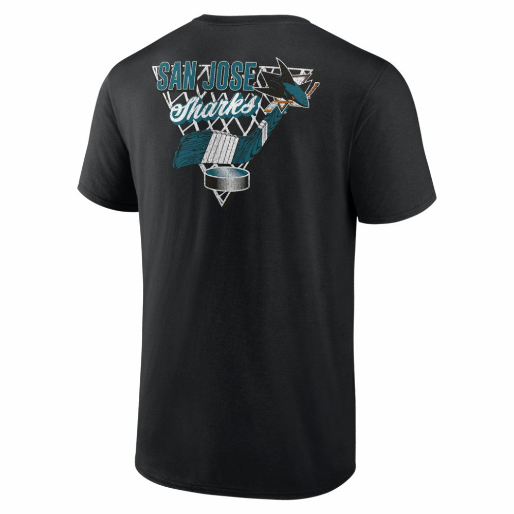 San Jose Sharks Net Slap T-Shirt - Black | NHL on sale