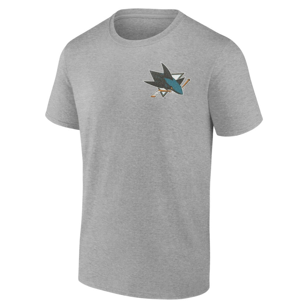 San Jose Sharks Glory Skates T-Shirt - Heather Gray | NHL on sale