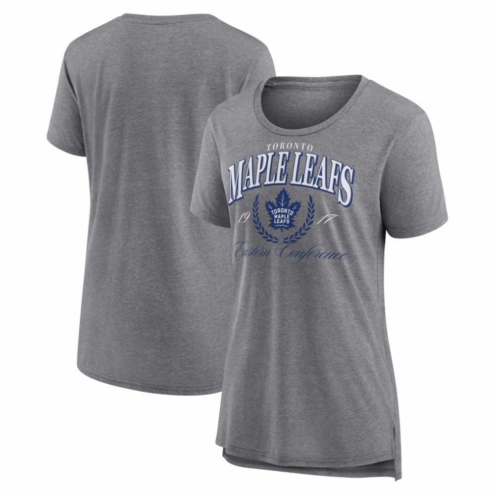 Toronto Maple Leafs Women's Reign Supreme Tri-Blend T-Shirt - Gray | NHL near me