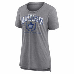 Toronto Maple Leafs Women's Reign Supreme Tri-Blend T-Shirt - Gray | NHL near me