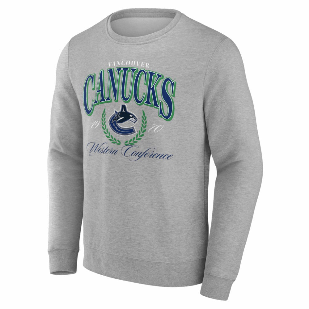 Vancouver Canucks Reign Supreme Pullover Sweatshirt - Gray | NHL sale